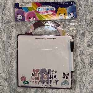 Care Bears Dry Erase Board Share Bear Donut Worry Be Happy NEW